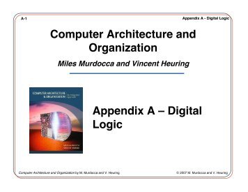 john d carpinelli computer system organization architecture